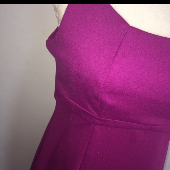 Solid Fuscia/Magenta dress - Picture 3 of 4
